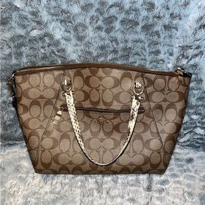 Coach Snake Print Handbag